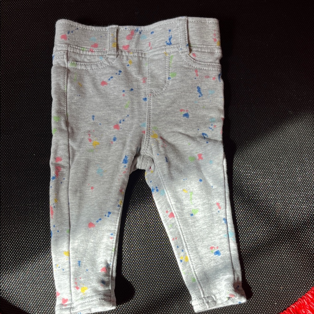 Levi’s Colorful paint splattered Speckled baby Leggings